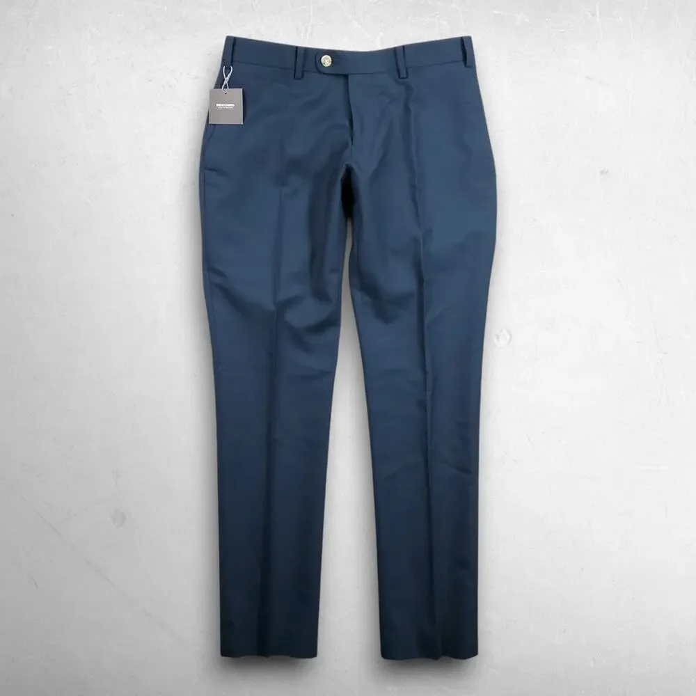 Indochino Made to Measure Slim Dress Pants Men 29x30 Teal‎ Tailored Officecore